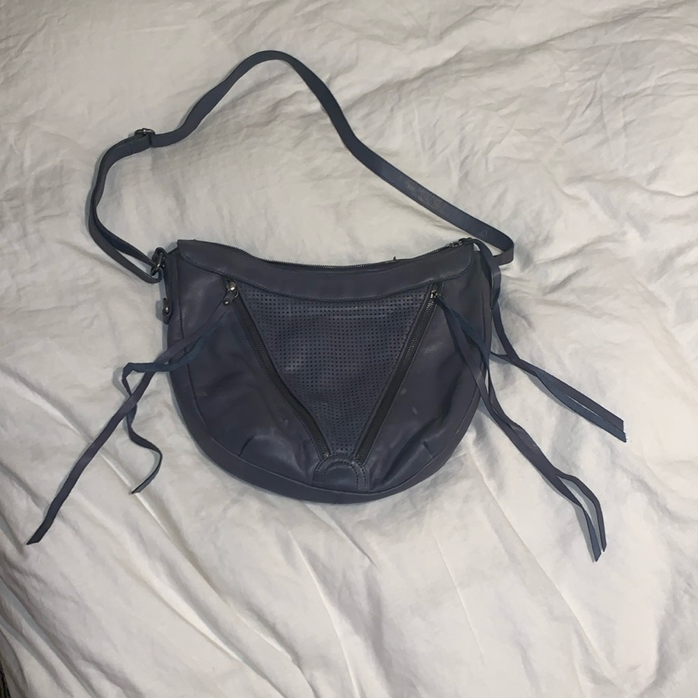 Slate blue crossbody